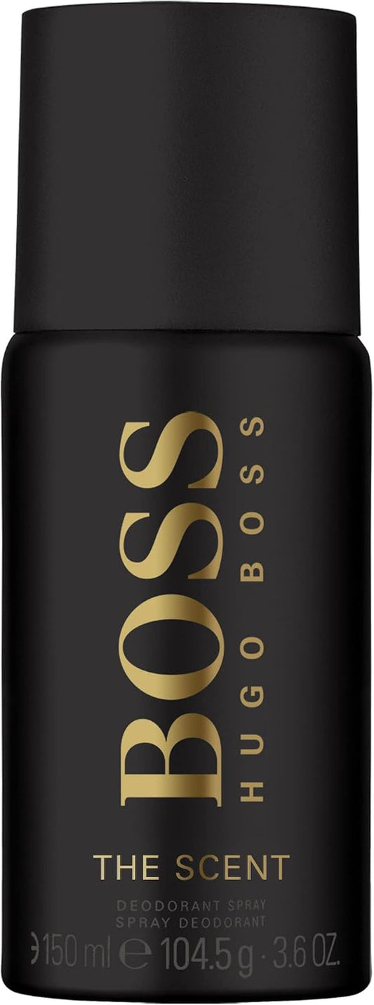 BOSS the Scent Deodorant Spray, Seductive, Irresistible and Unforgettable Fragrance Featuring Spicy Notes of Ginger, Exotic Maninka and Leather - 150Ml