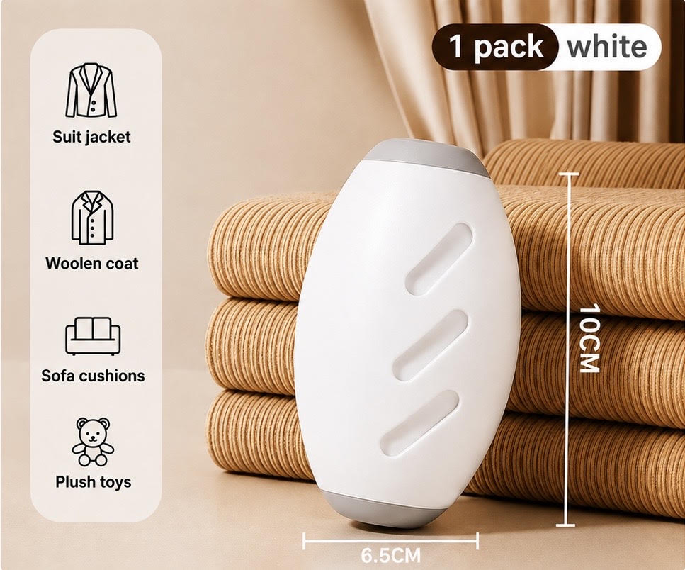 Reusable Washable Lint Roller - Portable Dust, Fuzz & Fluff Cleaner for Clothes & Fabrics